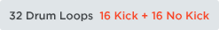 32 drum loops