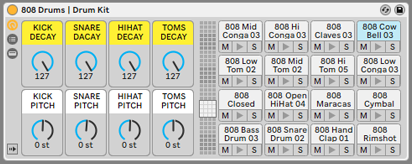 808 drums ableton live