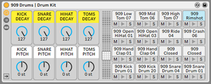 909 drums ableton live