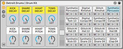 detroit drums ableton live