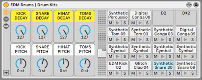 edm drums ableton live