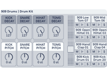 909 drums drum kit