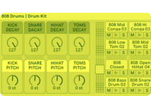 808 drums drum kit